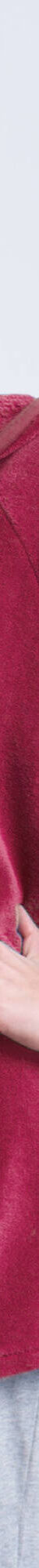 Poncho à capuche, maille polaire toucher peluche (cerise) Poncho à capuche, maille polaire toucher peluche (cerise)